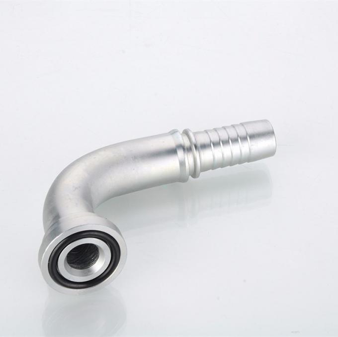 Made in China Stainless Steel SAE 90° Elbow Flange 6000 Psi Hydraulic Hose Connector Factory