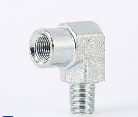 Tête ronde en tôle galvanisée en acier inoxydable Adaptateur hydraulique 90 degrés Coude