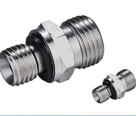 Pièces de tuyauterie hydraulique masculine à anneaux O métriques réutilisables