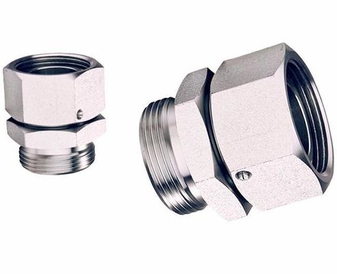 Pipe Lines OEM DIN métrique féminin 24 degrés cône O-Ring scellement avec type de tête hexagonale