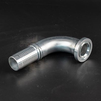 90 degrés SAE Flange 3000 Psi Ferrule en acier inoxydable raccord de tuyau hydraulique 87391