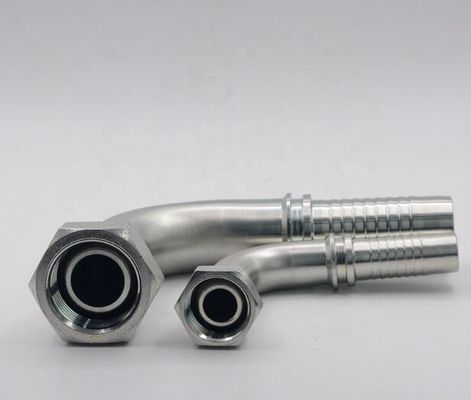 90 degrés coude Bsp Femme 60 cône tuyau hydraulique pour excavateur