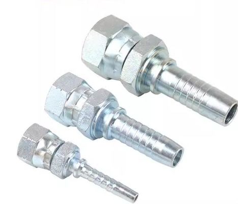 Jic Standard Thread Femme 37 degrés cône droit hydraulique à tuyau réutilisable