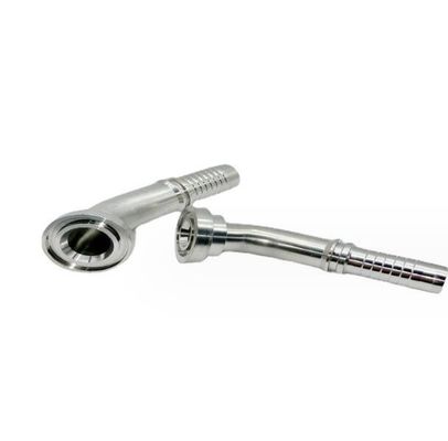 Les pièces de raccordement pour les tuyaux hydrauliques en acier inoxydable de 1/4&quot; 6000 psi 45 coude