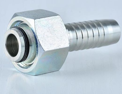 Acier inoxydable au carbone 20411 DIN métrique Femme 24 degrés cône O-anneau de type léger connecteur de tuyau de tuyau de tuyau hydraulique