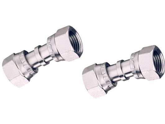 JIC en acier inoxydable Adaptateurs féminins pour les conduites hydrauliques des excavatrices