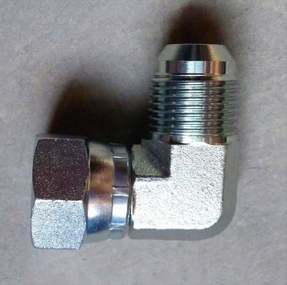 1C9 1D9 DIN Type de piqûre raccords de tubes 90 degrés coude Haute pression soupape à bille Adaptateur hydraulique