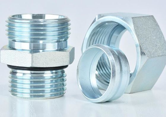 Connexion métrique standard mâle à noyau pivotant droit Tube hydraulique 1CM-WD. 1DM-WD