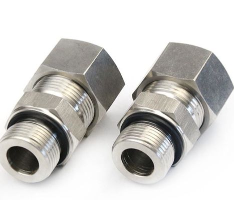 Adaptateur de tuyau hydraulique en acier inoxydable standard JIS Adaptateur métrique Bsp pour l'industrie