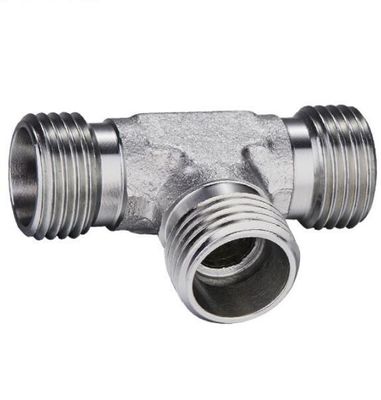 Adaptateurs de tee en acier inoxydable Bsp NPT avec tête hexagonale B2B
