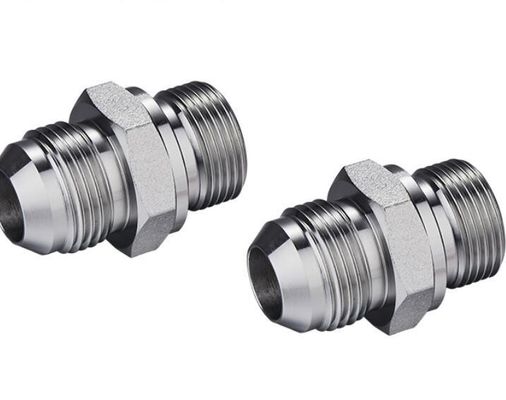 Hexagonale en acier inoxydable Jic37 degrés à Nptf fil externe joint de transition hydraulique