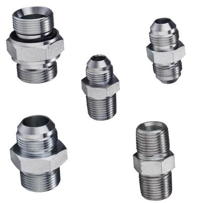 Hexagonale en acier inoxydable Jic37 degrés à Nptf fil externe joint de transition hydraulique