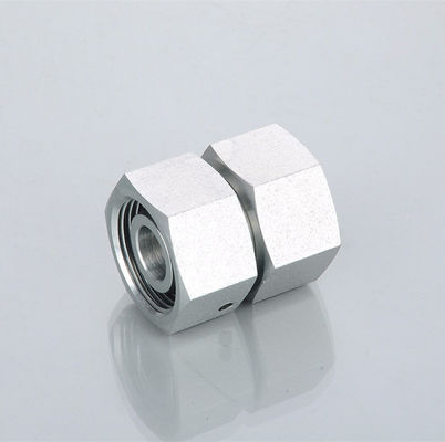 Adaptateur de tube droit hydraulique métrique de type morsure avec écrous pivotants 3c-W 3D-W