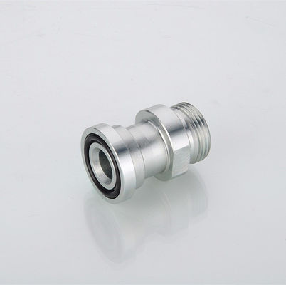 Tête ronde métrique mâle Adaptateur de tube hydraulique type de morsure Flange 1CFL 1dfs avec métrique