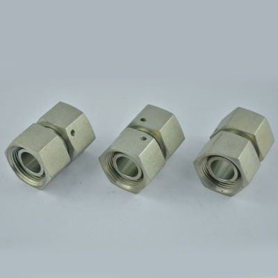 Adaptateur droit métrique de type tube à morsure avec écrous pivotants Modèle N° 3C-W 3D-W