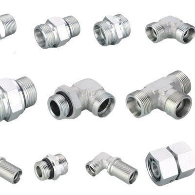 75 degrés cône étanchéité tétons adaptateur hydraulique galvanisé pour les lignes de tuyauterie Connectez