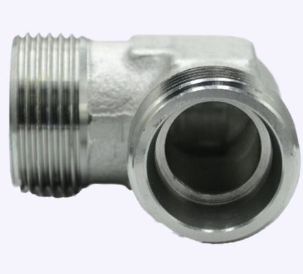 Pièces de tuyauterie hydraulique en acier inoxydable à 90 degrés 2c9 OEM pour haute température