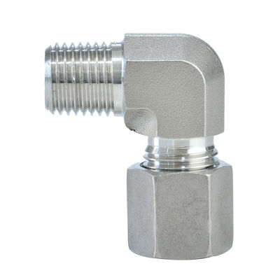 Taille personnalisée OEM Tubes hydrauliques à morsure de 90 degrés BSPT mâle 1CT9