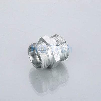 Adaptateur de tuyau à tête ronde haute pression raccords de tuyau hydraulique réutilisables Jic Bsp métrique