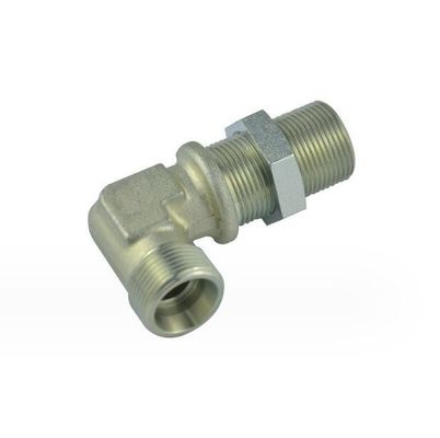 tuyau hydraulique en acier au carbone moyen 90 degrés raccords de cloisons de coude pour un fonctionnement en douceur