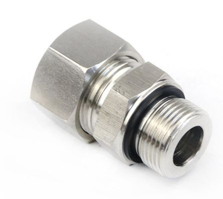 Adaptateurs hydrauliques à connexion masculine 1 cm-Wd DIN type de morsure fil métrique avec joint captif