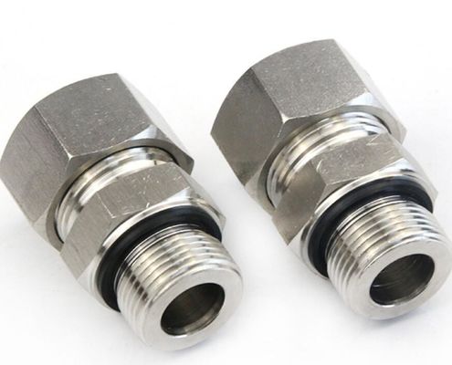 Adaptateurs hydrauliques à connexion masculine 1 cm-Wd DIN type de morsure fil métrique avec joint captif