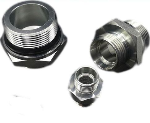 Acier au carbone moyen 1cm-Wd 1dm-Wd tuyau hydraulique à fil métrique avec joint captif