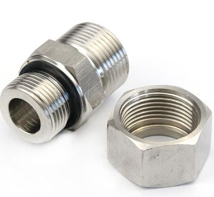 Pièces de raccordement de tubes hydrauliques standard métriques et adaptateurs avec anneau O