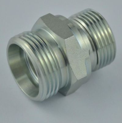 Adaptateur hydraulique métrique en tôle galvanisée pour raccords américains