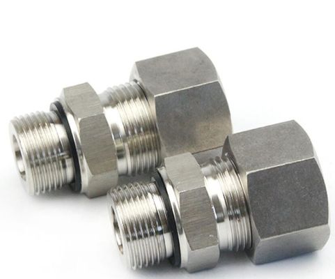 Série 1CB Adaptateur hydraulique raccords de fin de tuyau pour l'étanchéité de cône à 60 degrés du fil Bsp