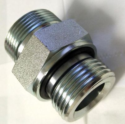 1CB/1cm Série de raccords de tuyaux à fils mâles en acier droit NPT/Bsp/Métrique pour l'industrie
