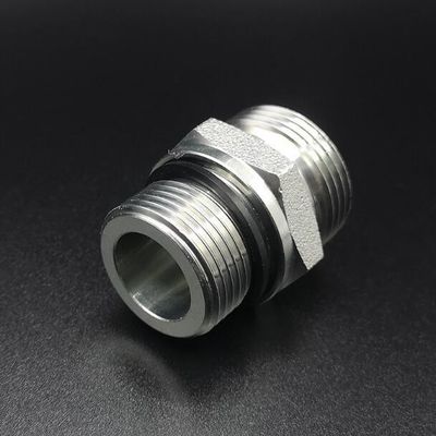 1CB Fittings américains en acier au carbone galvanisé fil métrique type tube