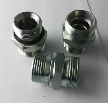 1CB Fittings américains en acier au carbone galvanisé fil métrique type tube