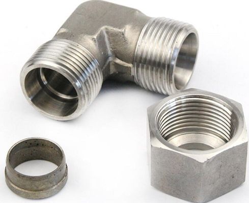 Pièces de raccordement des raccords hydrauliques 1c9 1d9 Connexion mâle 90 degrés