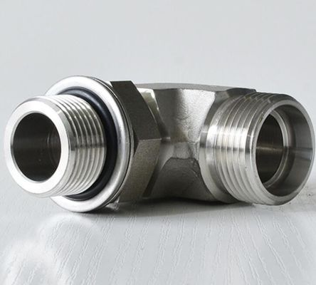 Pièces de raccordement en acier au carbone raccords hydrauliques coude réglable OEM accepté 1CG9