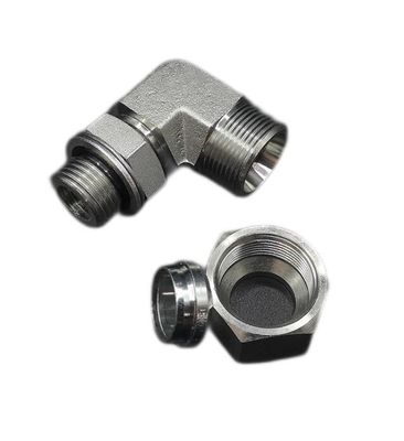 DIN Standard Fittings de tuyau hydraulique mâle coude 1cg9 acier au carbone 90 degrés adaptateur