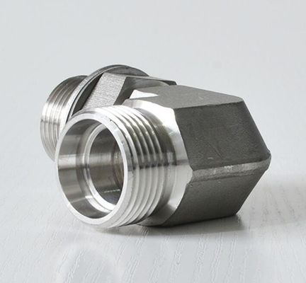 1CG9 BSP métrique en acier inoxydable mâle O-ring hydraulique d'étanchéité de coude tuyau fileté