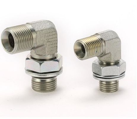 Fermeture de face en acier inoxydable O-Ring 90 degrés Union 3/8 Coude Adapté Taille personnalisée