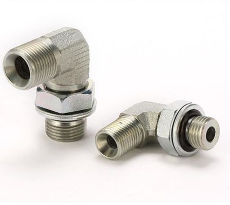 Fermeture de face en acier inoxydable O-Ring 90 degrés Union 3/8 Coude Adapté Taille personnalisée