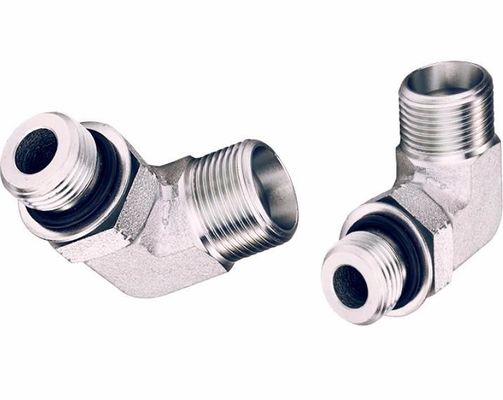 Adaptateur de tuyau hydraulique en acier au carbone