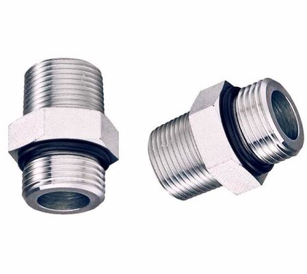 Adaptateur hydraulique d'acier inoxydable pour DIN Orfs métrique Bsp Jic