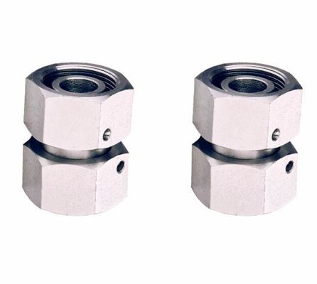 Pièces hydrauliques en acier inoxydable DIN à filetage en acier argenté au carbone