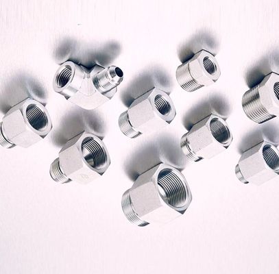 En acier inoxydable, joint à fil externe hexagonal avec bouchon de fil conique américain