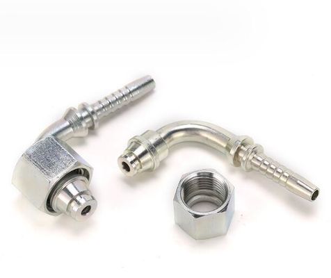 Tête hexagonale 90 degrés métrique Femme 24 degrés cône O-Ring 20591 Serre hydraulique