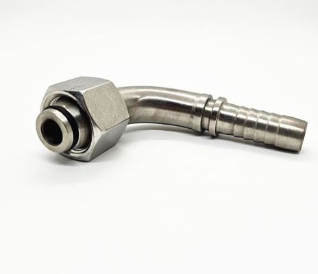 Fittings de tuyau hydraulique 90 degrés coude métrique 24 degrés cône joint droit 20591