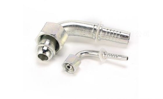Fittings de tuyau hydraulique 90 degrés coude métrique 24 degrés cône joint droit 20591