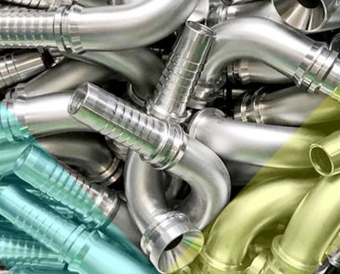 Les pièces de raccordement pour tuyaux hydrauliques en acier inoxydable