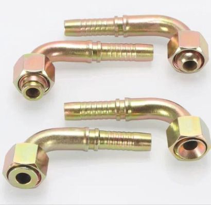 Métrique 90 degrés Femme 24 degrés cône O-Ring LT acier inoxydable au carbone Serre hydraulique 20491 série