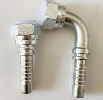 Connecteurs et raccords pour tuyaux hydrauliques à connexion féminine en tôle galvanisée 90