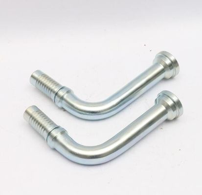 Accords de flange à coude en acier inoxydable à tête ronde 90 pour tuyau hydraulique 3000psi